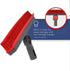 Premium Rubber Floor Brush with Squeegee - 11.5 Inches Pet Hair Remover for Carpets & All Surfaces (Attachment Only)