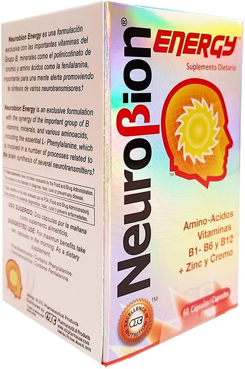 Neurobion Energy Amino Acids, 60 Count (Pack of 3)