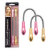 Lindo Twist-N-Roll Tweezer, Spring Facial Hair Removal Tool, Travel Pouches Included, 2 Pack