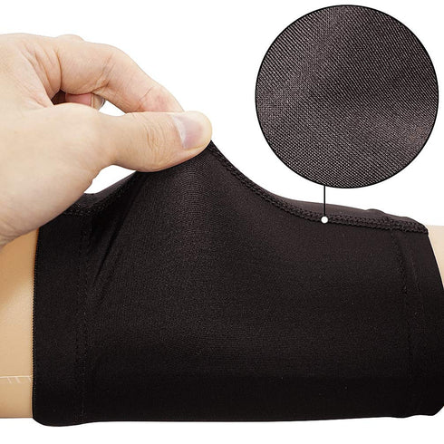 Luwint Thin and Light Upper Arm Sleeve - Biceps/Triceps Tendon Brace Support for Workout, Cycle, Basketball,