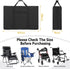 Heavy Duty Folding Chair Storage Bag - Zero Gravity Chair Cover, Extra Large Carrying Case for Beach Chair Camping