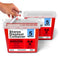 Sharps Container for Home Use, 5 Quart (2 Pack) Large Needle Disposal Containers with Touch Free Lid