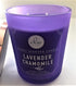 Lavender Chamomile Scented Candle in Large Matte Purple Tumbler