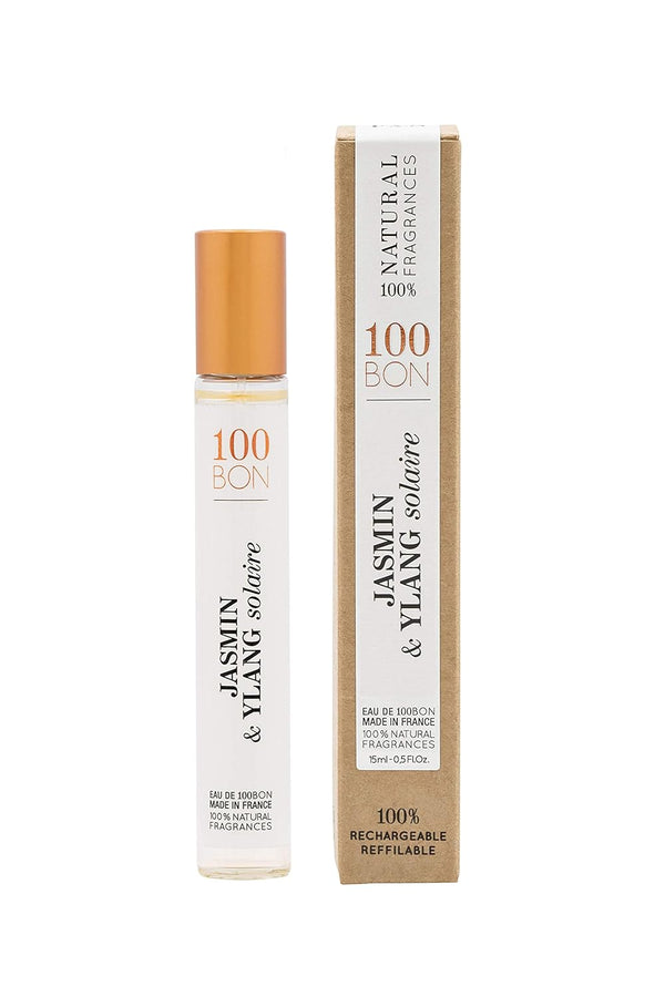Solaire Delicate & Luminous Organic 100% Natural Floral Fragrance with Bergamot, Jasmine, Ylang-Ylang, Mint & Coconut