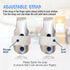 Finger Splints Thumb Splint for Broken Fingers - Adjustable Aluminum Stabilization for Mallet/Trigger Fingers,