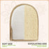 Premium Exfoliating Loofah Glove Pad Body Scrubber (2 Pack) Made of Natural Egyptian Shower Loufa Sponge