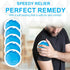 WORLD-BIO Small Round Ice Packs (5 Pack) Reusable Soft Gel Cold Pack with Cloth Sleeve - Fast Pain Relief & Swelling