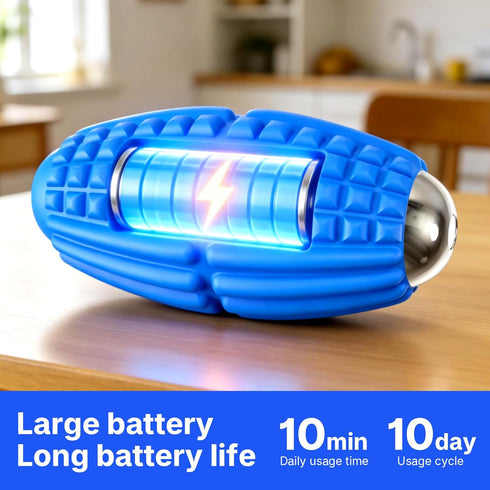 JALEBRO 4 Mini Massage Ball Speeds Vibrating Massage Roller Ball for Foot,Leg,Palm,Hand,Neck,Back,Trigger Point