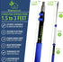 EVERSPROUT Cobweb Duster and Extension-Pole Combo, 1.5-to-3 Foot, 8-10 Ft Reach, Soft Bristles, Lightweight