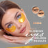Under Eye Gel Pads, Collagen Eye Patches for Puffy Eyes, Dark Circles, 24K Gold Eye Mask with Hyaluronic Acid, 15 Pairs