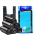 Kitchen Garbage Bags, Black Trash Bag, 100 Counts 4 Gallon, 45x60Cm with Handles for Bathroom