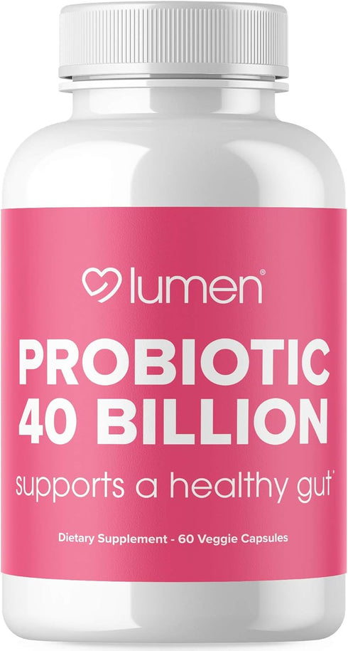 Probiotics 40 Billion CFU | Supports Digestion, Gut Health & Immune System with Digestive Enzymes - 60 Veggie Count