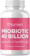 Probiotics 40 Billion CFU | Supports Digestion, Gut Health & Immune System with Digestive Enzymes - 60 Veggie Count