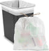 Commander 13 Gallon 0.9 MIL Tall Kitchen White Drawstring Trash Bags, Pack of 44, 24" x 27", for Home, Office
