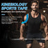 Precut Kinesiology Tape, 3 Rolls Pack, Elastic Sports Tape for Pain Relief, Muscle Support, Waterproof