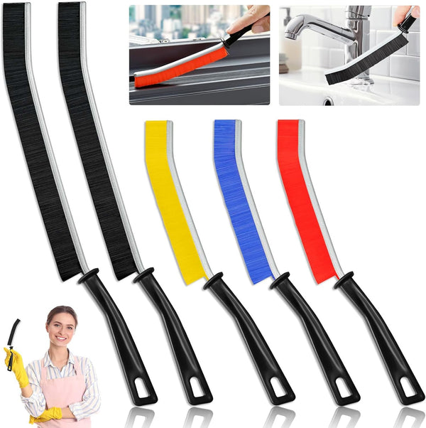 5Pcs Hard Bristle Crevice Cleaning Brushes - 13 /9.2 for Household Use, Designed for Cleaning Narrow Spaces