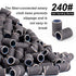 Rolybag Sanding Bands for Nail Drill, 240 grit with Storage Box, Includes 100 Superfine Grit Sand Bands