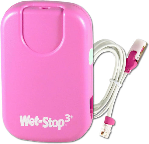 3 Pink Bedwetting Enuresis Alarm with Loud Sound & Strong Vibration for Boys or Girls