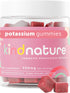 Kind Nature High Potassium Supplement 500mg, Chewable Gummies for Adults & Kids, Vegan, 60 Gummies