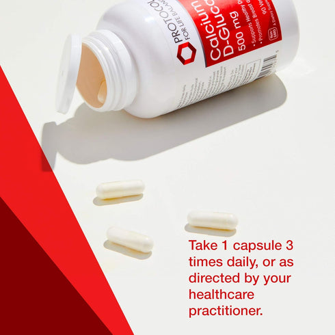 Protocol Calcium D-Glucarate - 500mg Cleanser Detox for Breast & Prostate Health - Non-GMO & Dairy Free - 90 Veg Caps