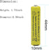 GEILIENERGY NiCd AAA 1.2V 600mAh Triple A Rechargeable Batteries for Solar Light Solar Lamp Garden Light(12 PCS)
