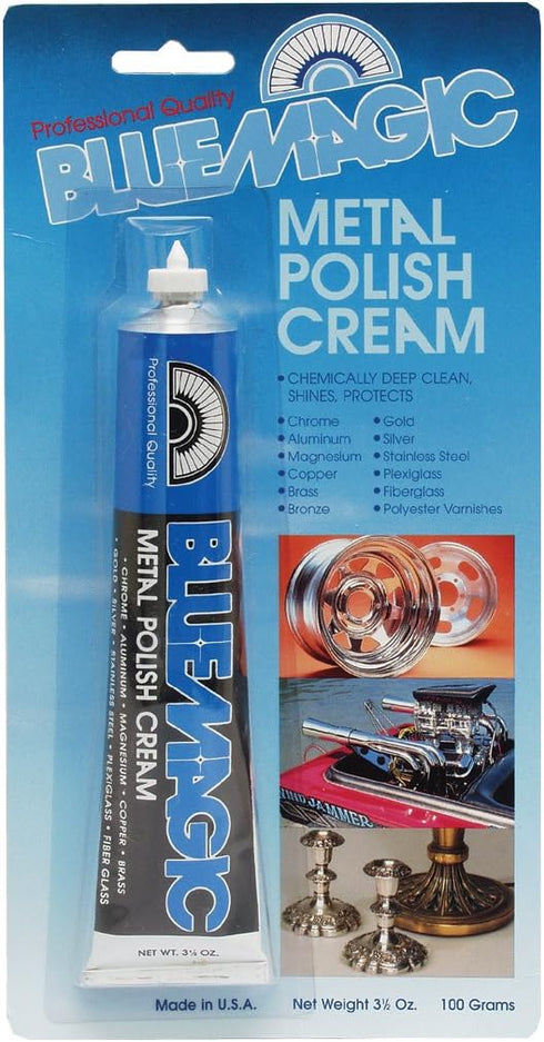 Blue Magic 300 Metal Polish Cream, 3.5 oz.