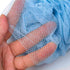 Loofah Back Scrubber for Shower, Soft Nylon Mesh Bath Sponge with Wooden Long Handle, Exfoliating Luffa Pouf (Blue)