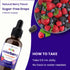 Black Elderberry for Kids Liquid Drops - 10:1 Extract Sambucus Elderberry Syrup for Immune Support, 4 Month Supply