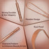 MasterMedi Tongue Scraper with Case - Easy to Use for Adults, Copper Set of 2, Tongue Cleaner for Oral Care & Hygiene