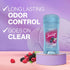Secret Fresh Antiperspirant Deodorant for Women, 72hr Sweat & Odor Protection, Clear Gel, Berry Scent, 2.6 oz (Pack of