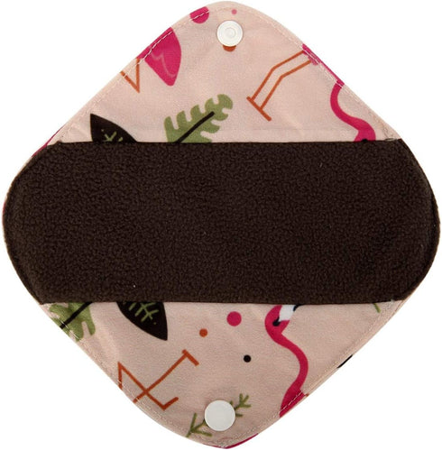 Sigzagor 5 1 XS Panty Liners Wet Bag Cloth Menstrual Pads Reusable Washable (Butterflies, XS Panty Liners)