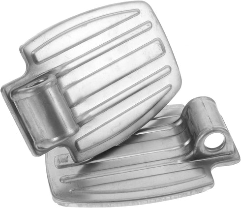 GLEAVI Wheelchair Foot Pedal Replacement Pair Thickened Metal Non-Slip Footrest Accessory Universal
