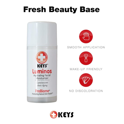 Keys Care Luminos Hydrating Clear Natural Moisturizer - Anti-Aging Makeup Base for Radiant Skin - All Skin Types