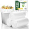 Magesh 8-10 Gallon Trash Bag Strong, Leakage-Free, Medium Garbage Bags Unscented Thick for