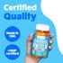 Feel Great Omega & DHA Gummies for Adults, Plant-Based Omega 3 Fish Oil Alternative, Vegetarian, Supports Brain &