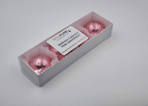 Pink Grapefruit Aromatherapy Shower Steamers Bombs - Shower Bombs with Essential Oils – Unisex Bath Melts - Self Care and Relaxation Shower Steamer - Enjoy Spa at Home - (4 Count)