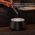Villelei 7-Color Candle Flame Essential Oil Diffuser, Aromatic air humidifier, LED ultrasonic Aroma lamp with Timer