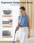 Neck Brace Cervical Collar for Sleeping, Soft Foam Wraps for Cervical Spine Pressure Relief - Grey (15.8-18.1 Inch)