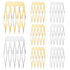 20PCS Small Hair Side Combs, French Teeth Hair Combs for Women, 5 Teeth Tiny Hair Clip Combs for Bridal Wedding Veil