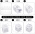 50PCS Baptism Favor Boxes, 2.2''x2.2'' Laser Cut with 50 Ribbons for Baby Shower & First Communion Party