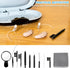 WXJ13 Hearing Aid Cleaning Kit, 13 Pieces with Nylon Brushes, Magnifier, Ventilation Rod, Screwdriver, Case for
