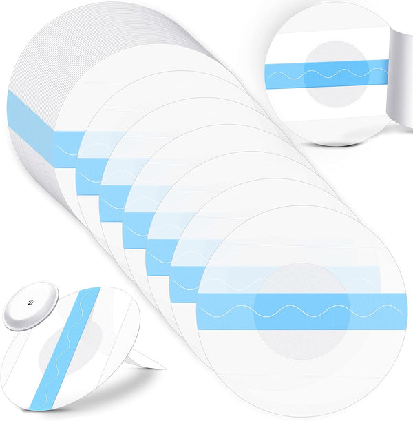 Nuanchu 48 Pack Sensor Covers Compatible with Freestyle Libre 1/2/3, Waterproof CGM Sensor Patches, Glucose Monitor