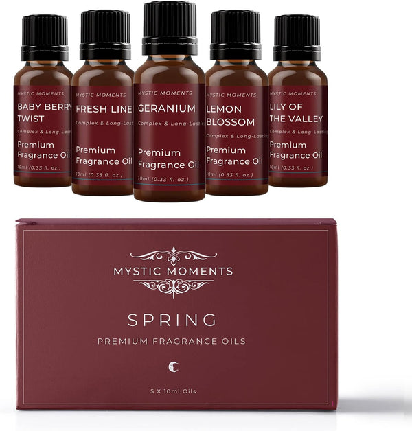 Mystic Moments | Spring Fragrant Oil Gift Starter Pack 5x10ml | Baby