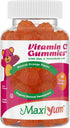 Vitamin C Gummies with Zinc - Maxi-Health, 60 Fruit Shaped Gummies for Immune Support