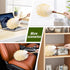 Lambswool Duster (2PCS) - 15.9 Inch Handheld Wooden Wool Duster for Cleaning Windows, Blinds, and Furniture