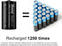 BONAI Rechargeable C Batteries, 5000mAh 1.2V Ni-MH High Capacity C Size Battery (4 Pack)