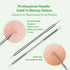 Pimple Popper Tool Kit, 5 Pcs Blackhead Remover Tool for Face, Stainless Steel Extraction Set