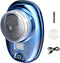 Mini Electric Razor with LED Display, Portable Electric Shaver, Easy One-Button Use for Home Travel (Gradient Blue)