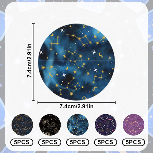 Tinoaly 25pcs 2/Libre 3, 5 Sensor Covers for Libre Styles Tarot Card Adhesive Patches Sweat Proof Waterproof Adhesive