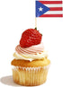 JAVD CYPS 100 Pcs Puerto Rican Toothpick Flags, Mini Stick Cupcake Toppers, Country Picks Party Decoration, Cocktail
